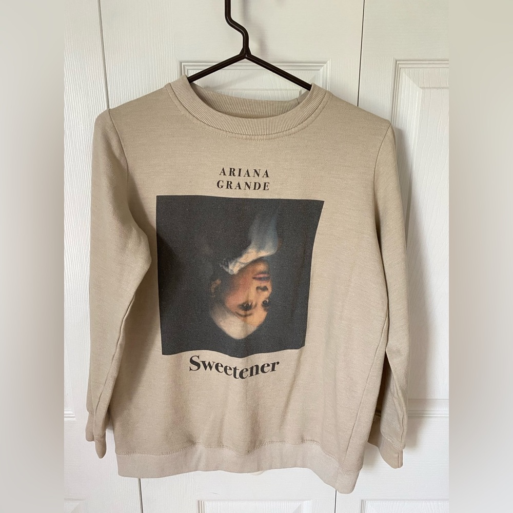 Ariana Grande Tan Merch Sweatshirt